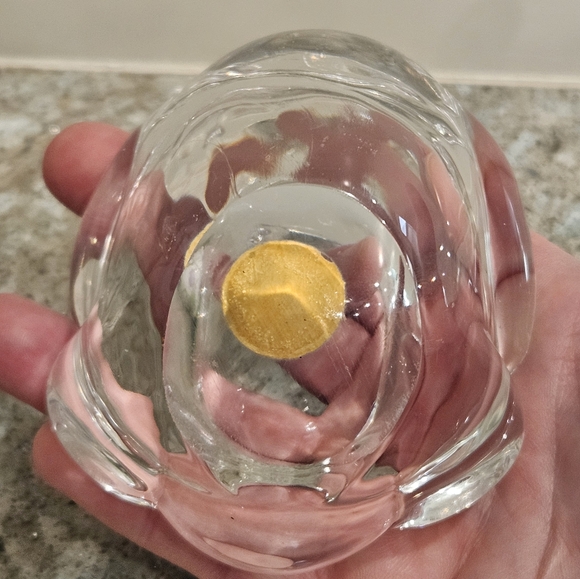 Vintage Lead Crystal Bear Trinket / Ring Holder Made In Italy - Picture 4 of 11